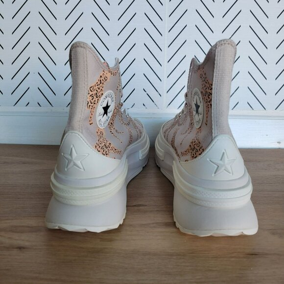 ❤️Converse Rare Legacy CX Platform Hi Leopard Sz 12 Women's Shoes Beige A06820C - Picture 5 of 11
